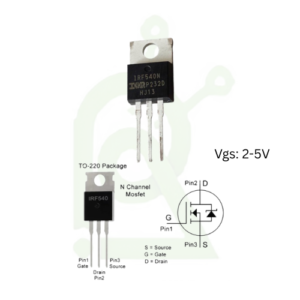 IRF540N 2-3V Vgs N - Channel Mosfet
