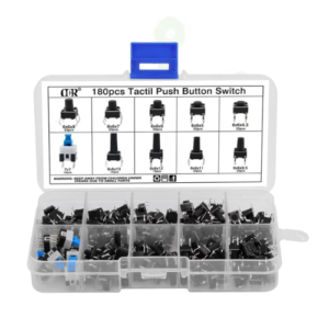 Tactile push button switch box set 180 pcs