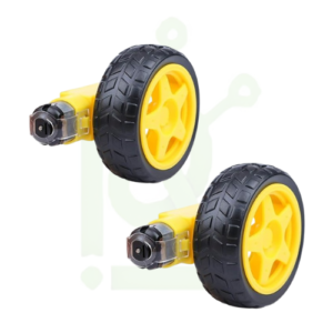 Combo - BO Wheel with 100 RPM BO Motors (2 Pieces)