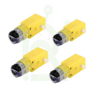 Combo - 100 RPM BO Motor for Robotic Car (4 Pieces)
