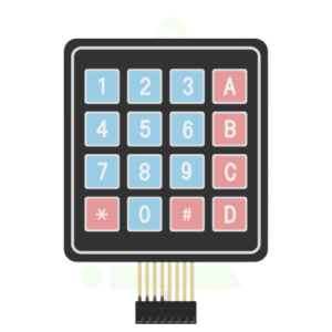 4x4 Matrix Keypad Module for Arduino & Raspberry Pi | 16-Button Input Keyboard