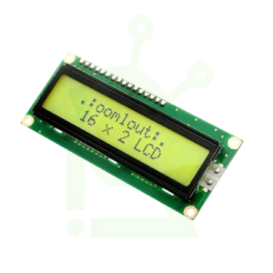 Original JHD 16x2 Character LCD Display with Green Backlight